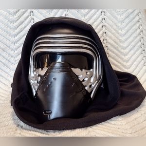 Star Wars Kylo Ren Electronic Voice Change Mask Helmet w Cowl Hood Tested Disney